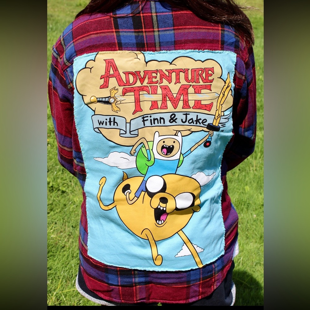 Adventure Time Handmade flannel